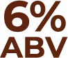 6% ABV