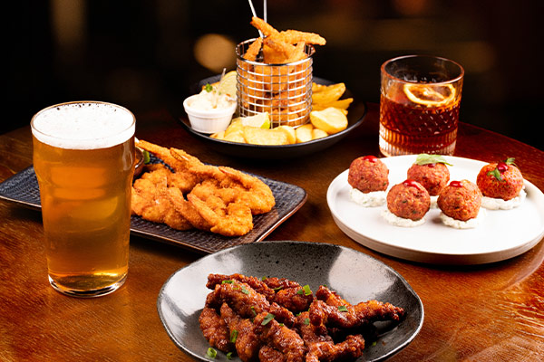 Drinks served with spicy and chilli-forward food